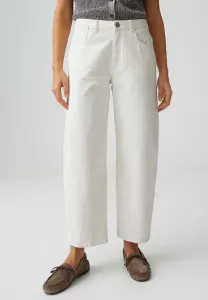 Джинсы средней посадки свободного кроя Opus, Milk