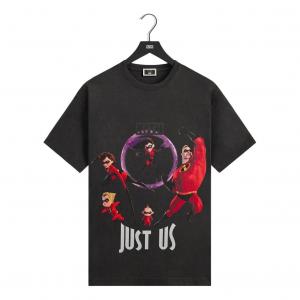 Винтажная футболка KITH x Disney Pixar «Суперсемейка» Just Us, цвет «Черный»