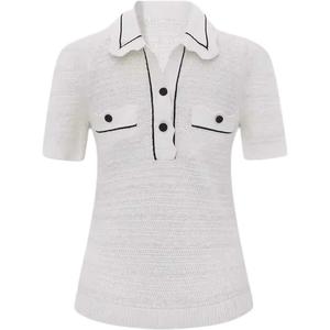 Карл Лагерфельд Вязаный свитер женский KARL LAGERFELD/Karl Lagerfeld Jeans, белый