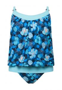 Бикини TANKINI SET TOP AND SLIP Ulla Popken, синий