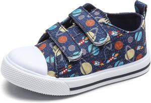 Кроссовки для малышей с блестками, модные с пайетками, тканевые Gengasun, голубой