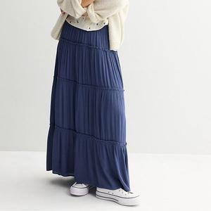 Юбка макси многоярусная Juniors So, Cyclone Blue