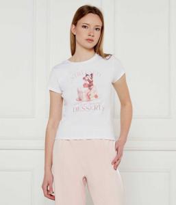 Футболка винтажная девушка r5 Regular fit Guess Jeans, белый