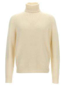 Свитер с высоким воротником Ma'ry'ya, белый