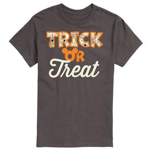 Мужская футболка с рисунком Микки Мауса Disney's Trick or Treat, цвет Charcoal