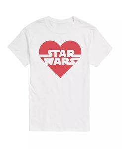Мужская футболка с коротким рукавом Star Wars Heart AIRWAVES, белый