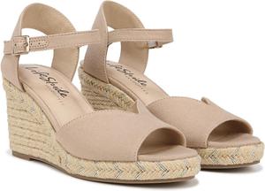 Сандалии LifeStride Tess Wedge Espadrille Sandals, цвет Tender Taupe