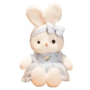 Милый цветочный кролик в юбке, ромашковый кролик плюшевая кукла высота 40см/50см/60см AORUNJU, синий