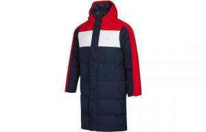 Детский пуховик-пальто Adidas, темно-синий