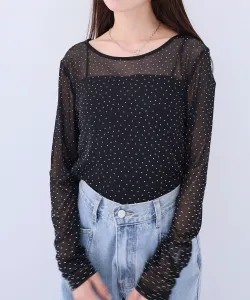 Тюлевые топы Bijou Archives, цвет Black