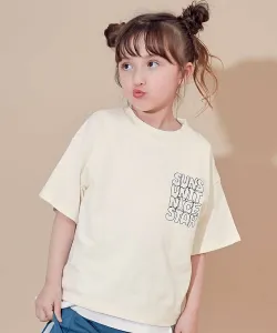 Футболка с коротким рукавом, 100% хлопок, с крупным силуэтом лабрадора, детская и младенческая одежда, весна/лето 2016 Devirock, цвет 005-Logo 2-Off White