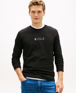 Мужская футболка с длинными рукавами Brand Love Tommy Hilfiger, Black