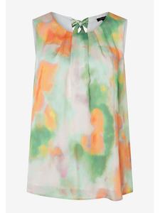 More & More Блузка зелено-бело-оранжевого цвета