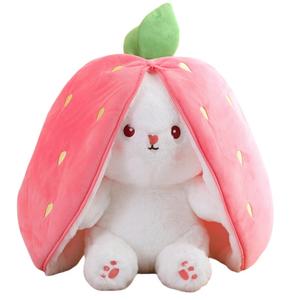 Милые плюшевые куклы Transforming Bunny Little Fruit, высота 25cm/35cm/50cm Click