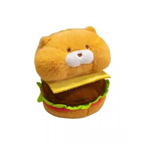 Runcan Коллекция плюшевых игрушек Cartoon Groundhog, Hamburger, Croissant Bag, Ice Cream, Tuck Dolls, высота 20 см