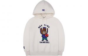 Американский свитшот унисекс кремовый MLB