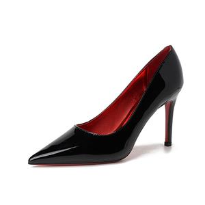 Туфли на тонком каблуке высотой 9,5 см, женские RoseDoris, Black