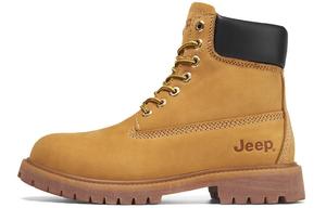 Ботинки Jeep на шнуровке с логотипом, бежево-коричневый
