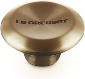 Фирменная ручка Le Creuset, среднего размера, светло-золотистая