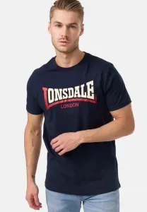 Футболка normale passform с двухцветным принтом Lonsdale, Navy