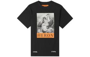 HERON PRESTON Футболка унисекс черная