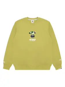 Толстовка с камуфляжным принтом Aape By A Bathing Ape, зеленый