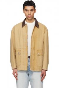 Tonywack Бежевая куртка в стиле «выстиранная одежда»