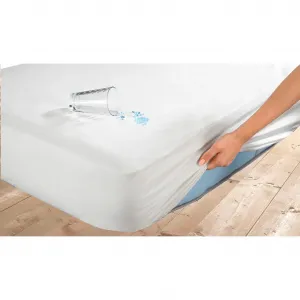 Наматрасник Наматрасник размером 90x200, 140x200 см и другие размеры, дышащий с задним влагонепроницаемым слоем, подходит для аллергиков (аллергия на домашнюю пыль) Setex, белый