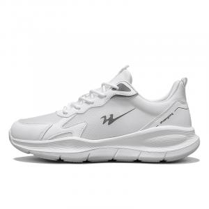 Binary Кроссовки для бега с низким верхом, амортизирующие, отскок, легкие, противоскользящие, белые, мужские