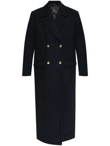 Двубортное пальто ANINE BING, черный