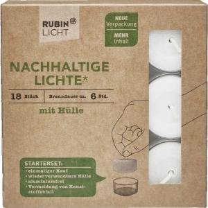 Экологичные светильники* с крышкой RUBIN LICHT, 18 шт.