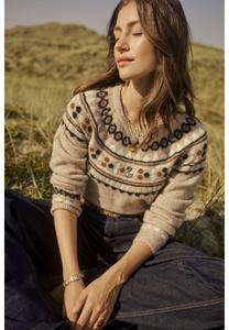 Джемпер Cream CHERRIE, Cobblestone Melange/Beige