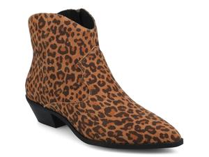 Ботинки Journee Taliah Bootie, Light Brown/Black Leopard Print