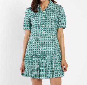 Платье Harriet из хлопкового вуаля в миниатюрном размере, цвет "Ротанг Джад" JUDE CONNALLY, Petite Rattan Jade