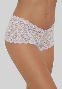 Женские кружевные трусы миди Moments с цветочным принтом HANRO, белый