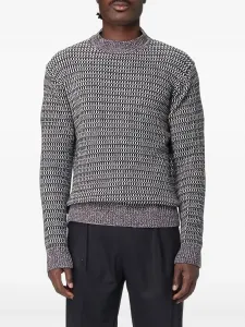 Шерстяной свитер Zanone, серый