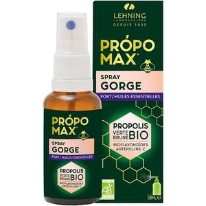 Сильный спрей для горла с органическими эфирными маслами 30 мл Lehning
