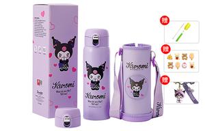 Питьевая трубочка Direct практичная термочашка 500ML Sanrio, фиолетовый