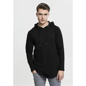 Толстовка Urban Classics Long Shaped Terry, черный