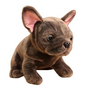 Милый плюшевый бульдог для снятия стресса, плюшевая игрушка, высота 28 см JBBCN
