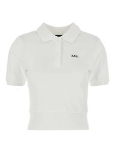 Рубашка-поло из хлопка A.P.C., белый