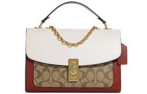 COACH Кожаная сумка через плечо среднего размера