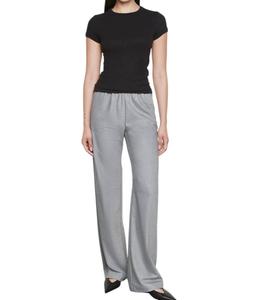 Кашемировый топ с короткими рукавами черного цвета Enza Costa