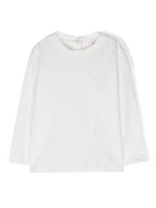 Pucci футболка с логотипом, белый