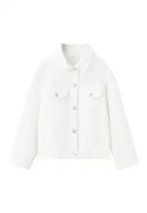 Детская джинсовая куртка Mango Kids, White