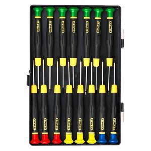 Stanley набор прецизионных отверток для часов набор крестообразных отверток в форме цветка в форме риса, 15 шт. 66-383-23