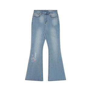 Расклешенные джинсы с высокой талией Aape, синий