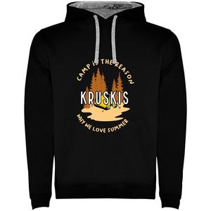 Худи Kruskis Camp Is The Reason Bicolor, черный