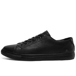 Кенгуру износостойкие низкие скейтерские кроссовки унисекс черные