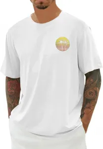 Мужская футболка с коротким рукавом и принтом в гавайском стиле